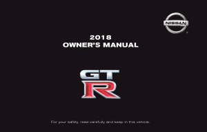 2018 Nissan GTR Quick Reference Guide